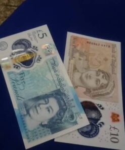 Buy counterfeit £5 GBP bills online