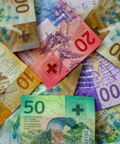 Counterfeit Swiss Francs